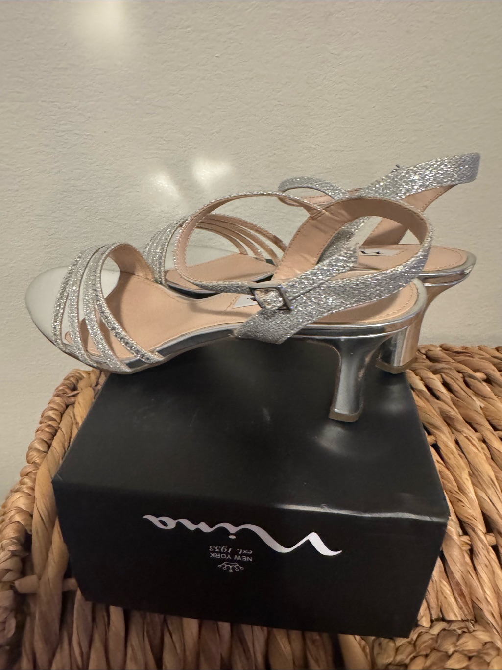 Nina Nelena - Women's Sparkling Dress Sandals With Crystal Embellishments Shoes — image 7 of 8